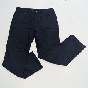 Prana Men's Breathe Black Stretch Straight Leg Mid Rise Slim Fit Pants, Size 32W